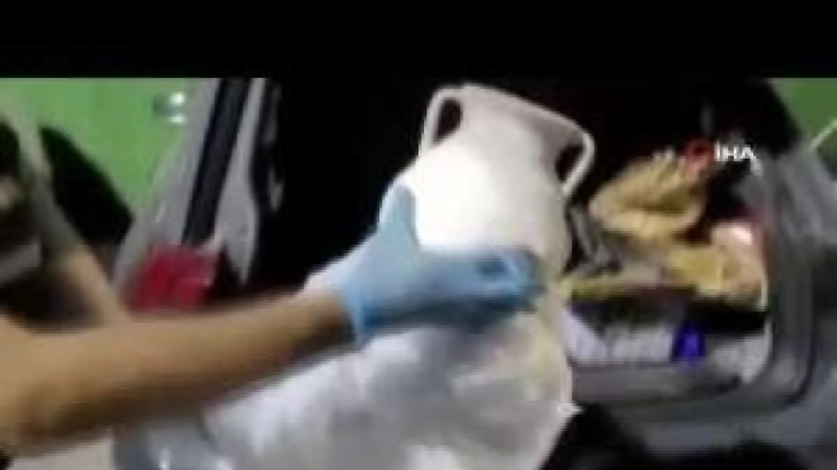 Tarihi eser kaçakçılarının aracında nadide eserler ele geçirildi