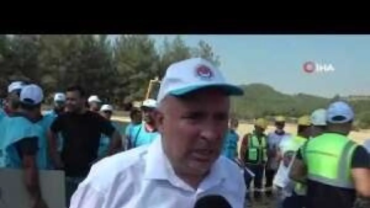 Milas'ta bu defa termik santral çalışanları ve yakınları eylem başlattı