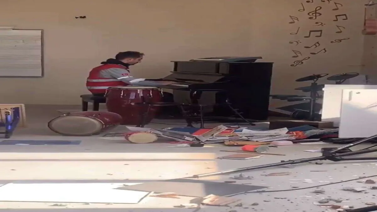 Hatay'da ‘Piyanist’ filmini aratmayan sahneler