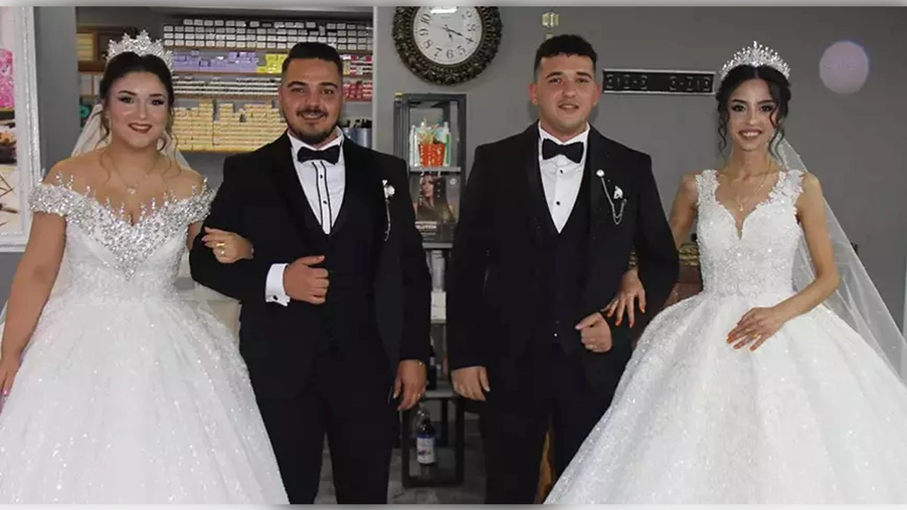 Dededen toruna devam eden gelenek: Antalya’da kardeşlerden aynı gün iki düğün