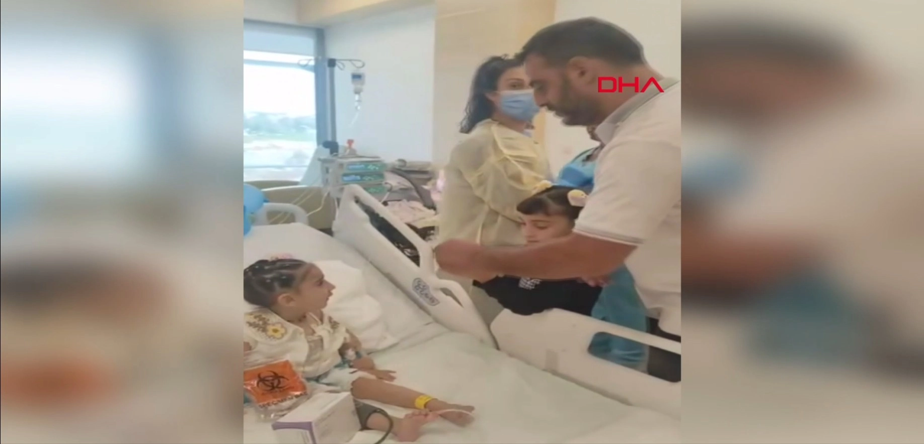 4 yaşındaki SMA'lı Cennet Su, ilk adımlarını attı