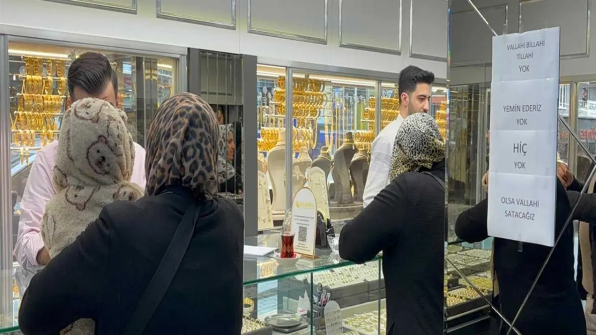 Kuyumcuda satacak altın kalmadı