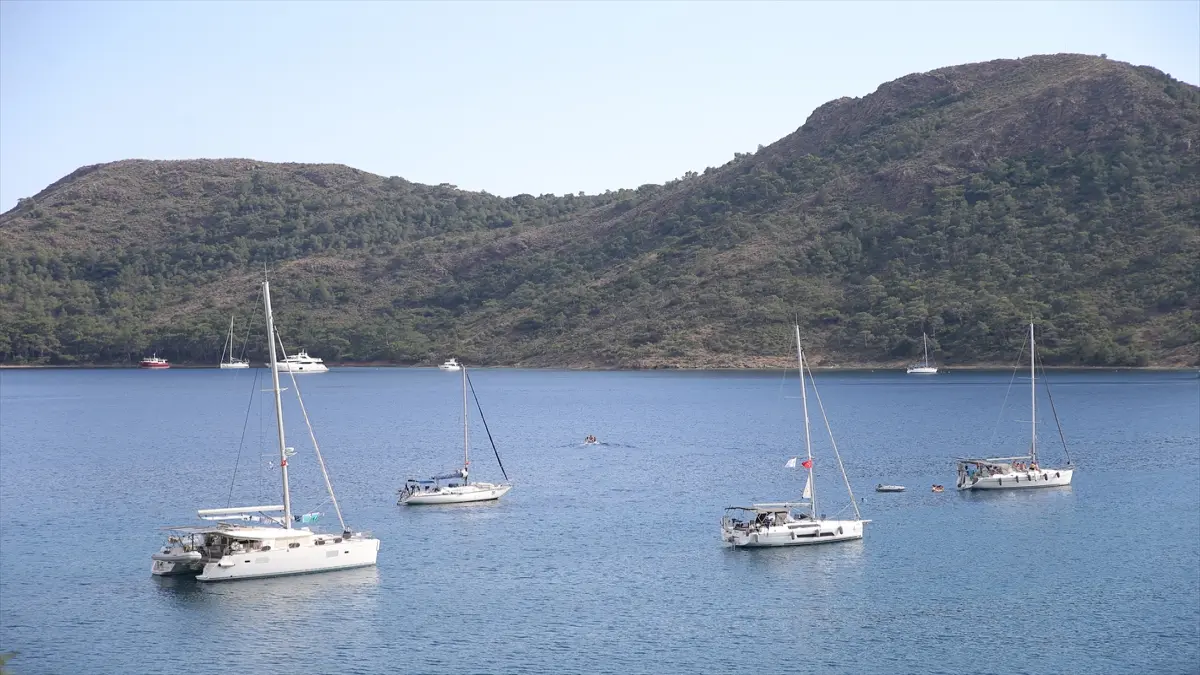 Muğla sahillerinde bayram hareketliliği