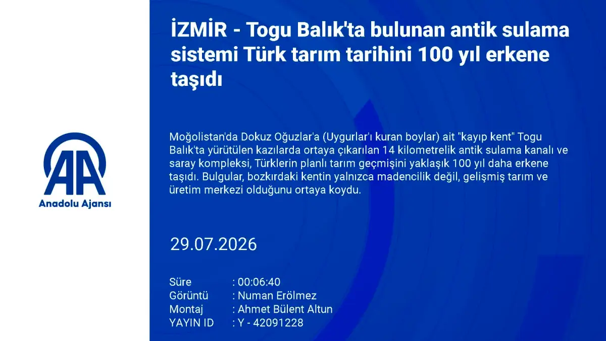 Togu Balık kazılarında tarihi keşif